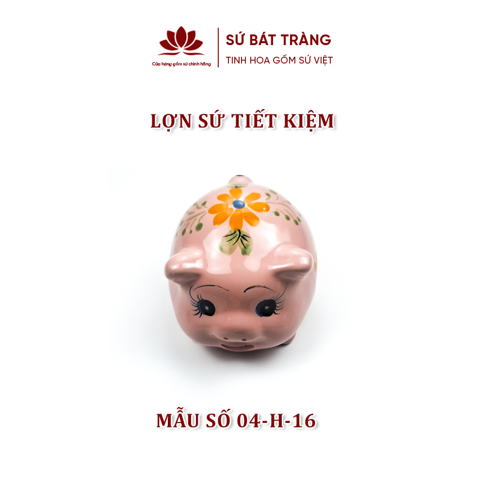 Lợn sứ tiết kiệm (Heo sứ tiết kiệm) - Chuẩn Sứ Bát Tràng - Ảnh 5