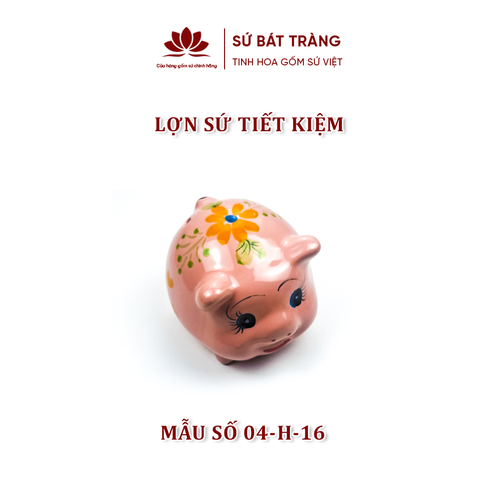 Lợn sứ tiết kiệm (Heo sứ tiết kiệm) - Chuẩn Sứ Bát Tràng - Ảnh 6